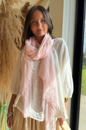 Laundry B Classic Portobello Scarf Seashell